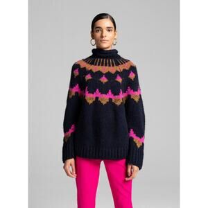 A.L.C. Shapiro Fair-Isle Sweater, Size Small